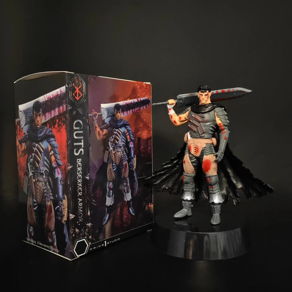 Guts Black Swordsman Berserk Collectible Anime Figure Model Statue PVC 5" [Boxed]