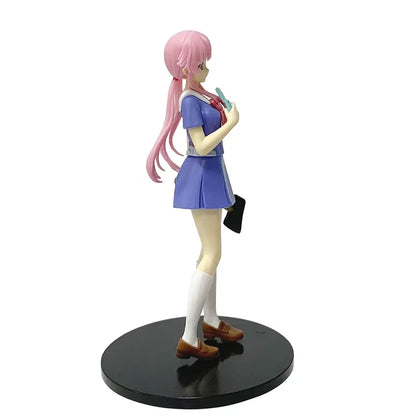 Yuno Gasai Wielding Axe Future Diary: Redial Anime Figure Model PVC 6.5" [Boxed]