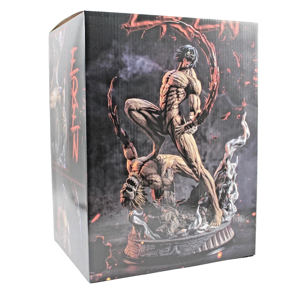Eren vs Jaw Titan Attack on Titan AOT Best-Selling Anime Figure PVC 11.4" [Boxed]