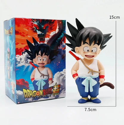 Goku, Chi-Chi, Bulma Dragon Ball Collectible Anime Figure PVC 3 - 8" [Boxed]