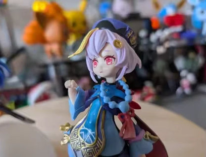 Qiqi Loli Zombie Genshin Impact Kawaii Anime Figure Model Statue PVC 7" [Boxed]
