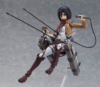 Mikasa Attack on Titan AOT Anime Adjustable Collectible Figure PVC 6.4" [Boxed]