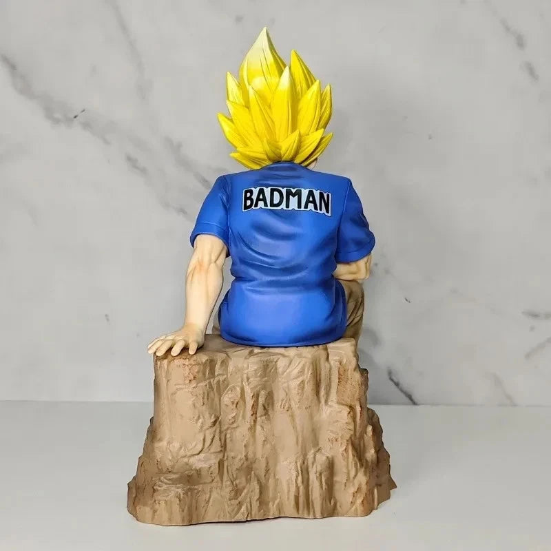 Vegeta SSJ1 Dragon Ball Z Collectible Anime Figure Model Statue PVC 8.6" [Boxed]