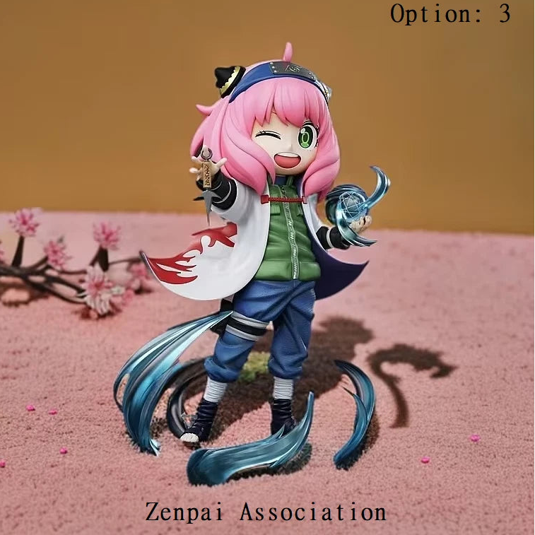 Anya Forger Minato Hokage Outfit Spy × Family Naruto Anime Kawaii Figure PVC 5.1" [Boxed]