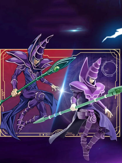 Dark Magician Yu-Gi-Oh! Anime Action Figure PVC 14" [No Box : Lego Compatible ]