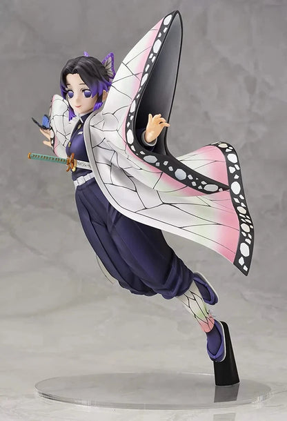 Shinobu Kocho Insect Hashira Demon Slayer Anime Kawaii Figure PVC 8.2" [No Box]