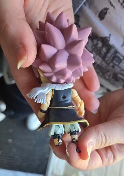 Natsu Fairy Tail Collectible Adjustable Chibi Anime Figure PVC 3.9" [Boxed]