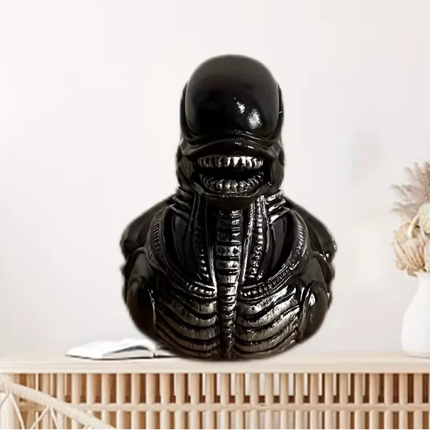 Alien Duck Xenomorph Parody Funny Desktop Statue Figurine Resin 2.7 in [Boxed]