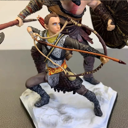 Kratos & Atreus God of War RPG Adjustable Action Figure PVC 7.8" [Boxed]