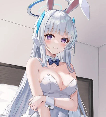 Ushio Noa Bunny Blue Archive Cute Kawaii Anime Figure Model Statue PVC 10" [Boxed]