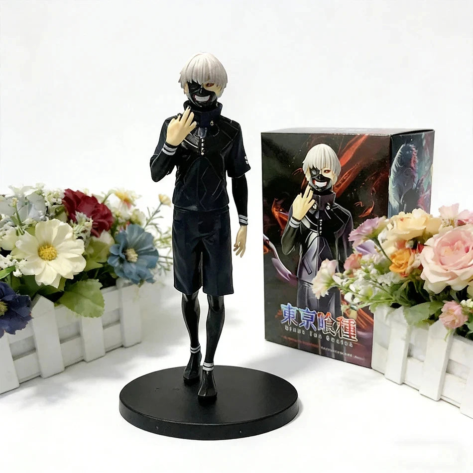 Ken Kaneki Eyepatch Tokyo Ghoul Anime Figure Model Statue PVC 4.5" - 7" [Boxed]