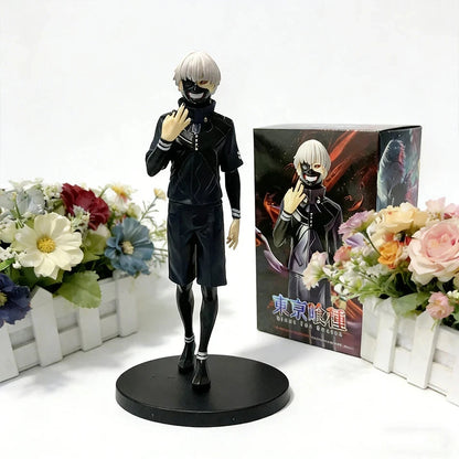 Ken Kaneki Eyepatch Tokyo Ghoul Anime Figure Model Statue PVC 4.5" - 7" [Boxed]