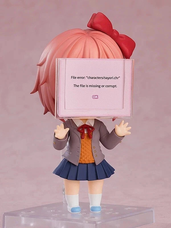 Sayori Doki Doki Literature Club! Adjustable Kawaii Anime Figure PVC 4" [Boxed]