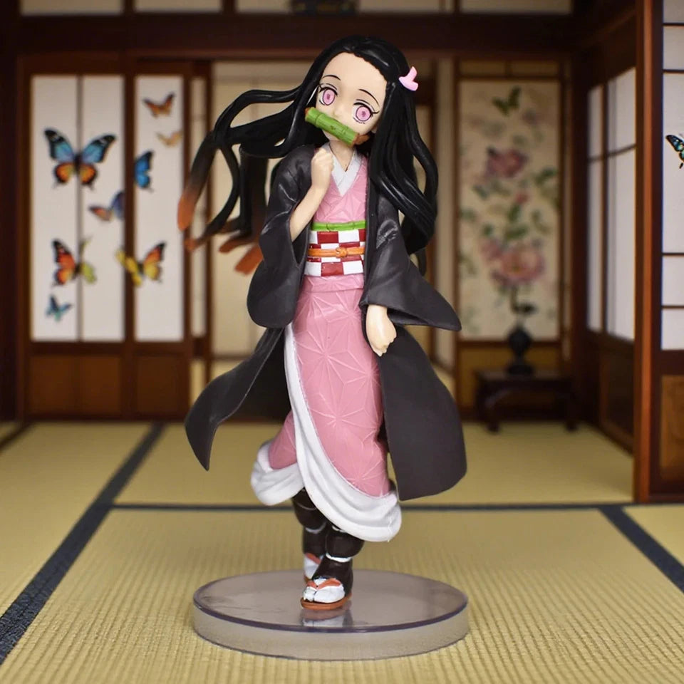 Nezuko Kamado Demon Slayer Anime Collectible Kawaii Figure PVC 6.5" [No Box]