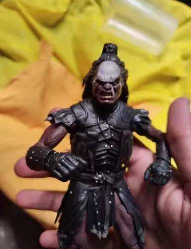 Lurtz Uruk-hai Captain The Lord of the Rings Adjustable Action Figure PVC 7" [Boxed]