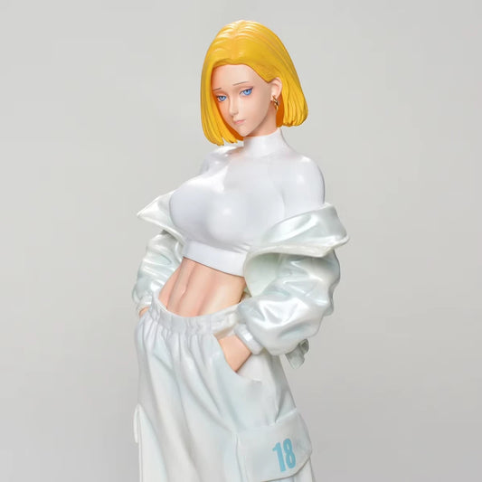 Android 18 Streetwear Style Dragon Ball Z Anime Cute Figure PVC 9" [Boxed]