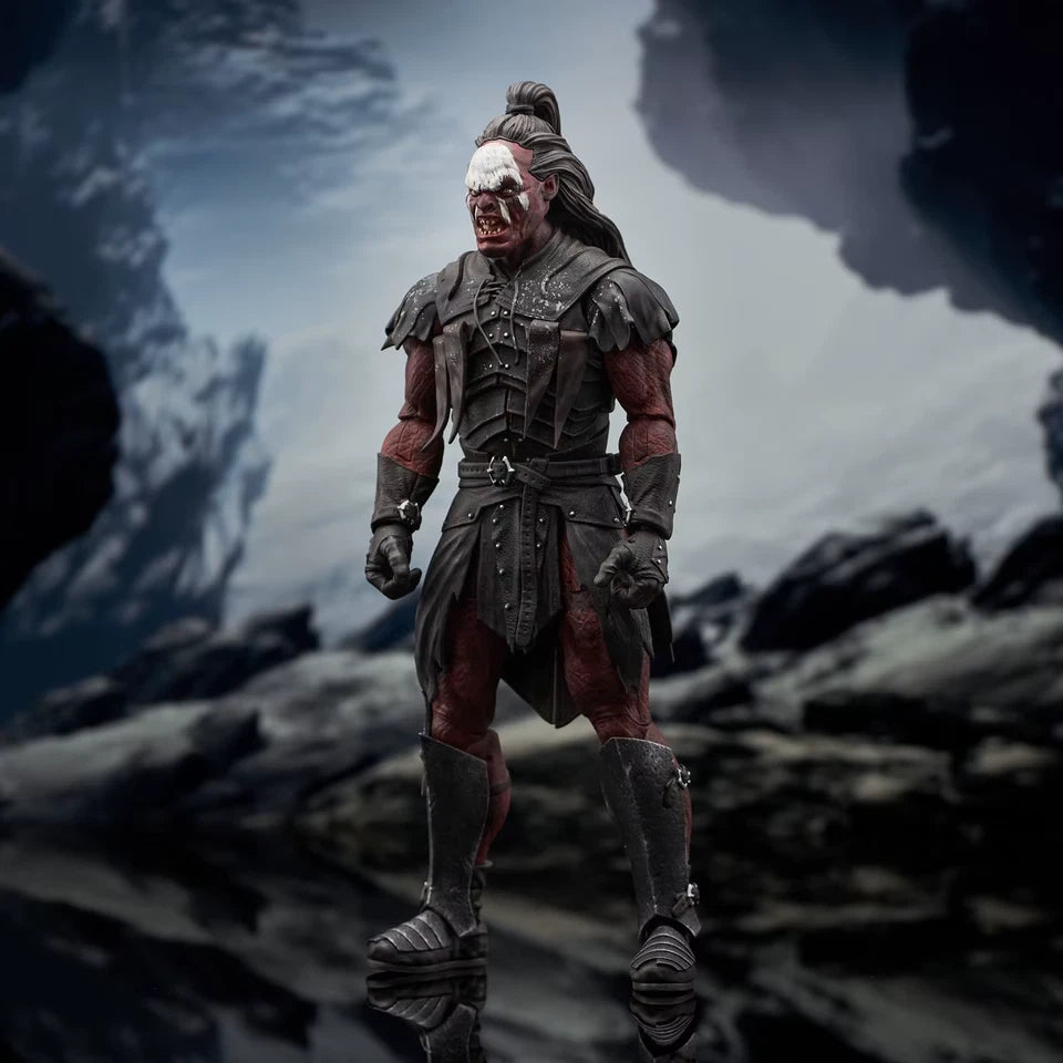 Lurtz Uruk-hai Captain The Lord of the Rings Adjustable Action Figure PVC 7" [Boxed]