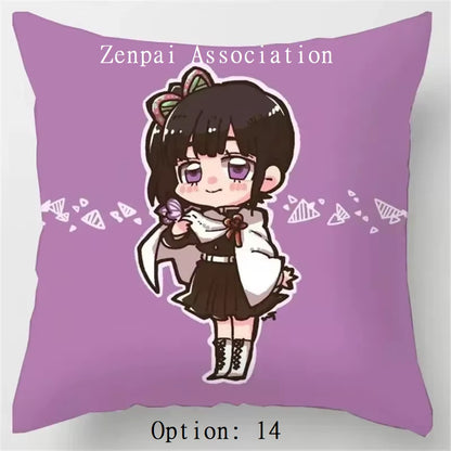 Hashira Corps Demon Slayer Anime Soft Pillow Cushion Cover 2 x 2 ft