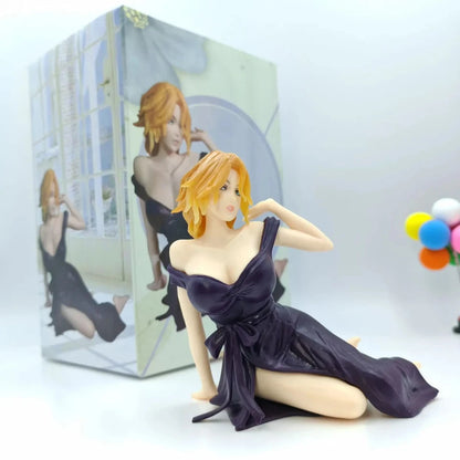 Rangiku Matsumoto Relax Time Bleach Kawaii Anime Figure Model Statue PVC 4" [Boxed]