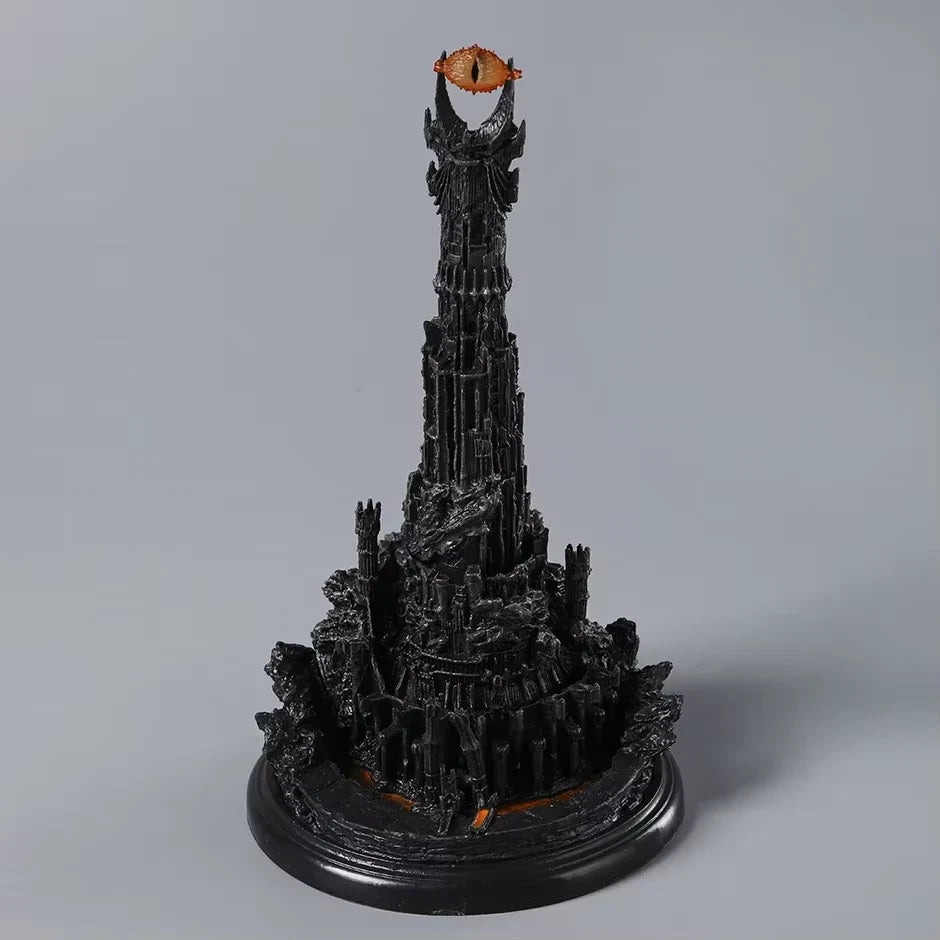 Barad-dur the Dark Tower The Lord of the Rings Ornament Statue Model PVC 7.8" [Boxed]