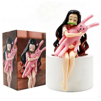 Nezuko, Mitsuri, Tanjiro, Tengen, Demon Slayer Anime Figure Model Noodle Stoppers PVC 5" [Boxed]