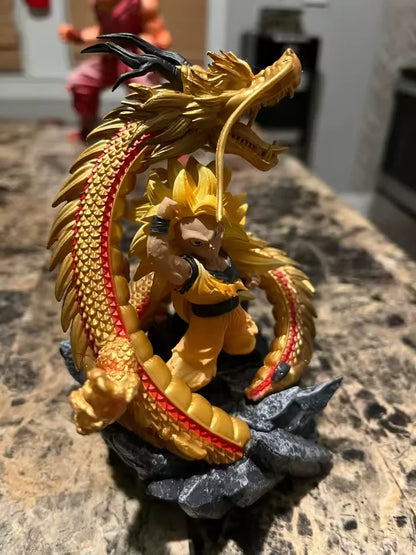 Goku SSJ3 Super Dragon Fist Dragon Ball Z Chibi Anime Figure PVC 5.5" [No Box]