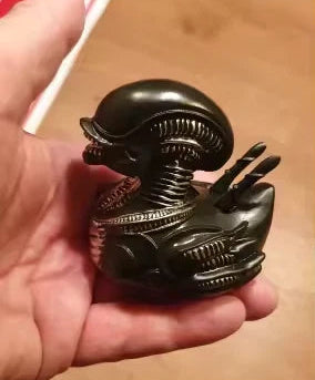 Alien Duck Xenomorph Parody Funny Desktop Statue Figurine Resin 2.7 in [Boxed]