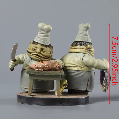The Twin Chefs Nightmares Horror Game Iconic Figure Statue Model PVC 3" [Boxed]
