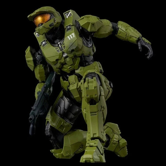 Master Chief Spartan-II 117 Halo Adjustable Rare Action Figure PVC 6.4" [Boxed]