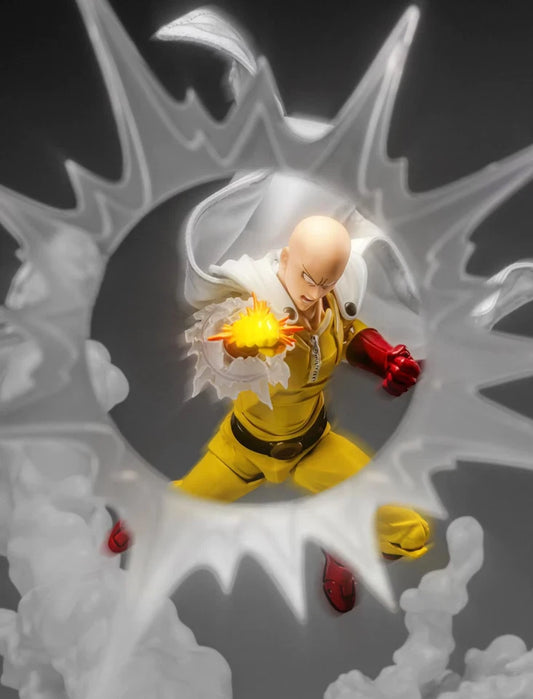 Saitama Bald Cape One Punch Man Adjustable Popular Anime Figure PVC 6" [Boxed]