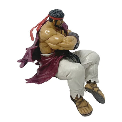 Ryu Beard Ver. Street Fighter Noodle Stopper Figure Model Statue PVC 5.5" [Boxed]
