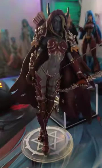 Sylvanas Windrunner Banshee Queen World of Warcraft Figure Model Statue PVC 6.5" [Boxed]