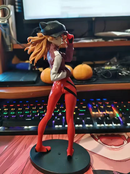 Asuka Sohryu Jersey Ver. Neon Genesis Evangelion Anime Figure Model PVC 8" [Boxed]