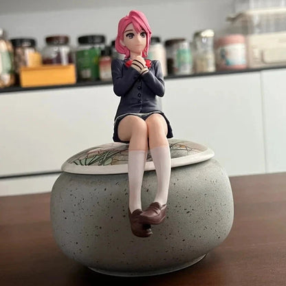 Aira Shiratori Sitting Dandadan Desktop Anime Figure Model Statue PVC 6" [Boxed]