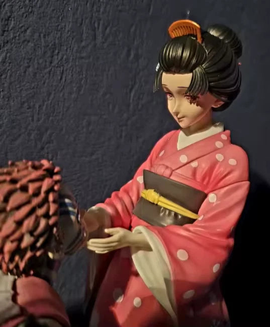 Koyuki Kato & Hakuji Soyama Demon Slayer Anime Figure Model Statue PVC 5" [Boxed]