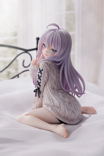 Elaina Sweater Dress Wandering Witch Anime Kawaii Desktop Figure PVC 5" [Boxed]