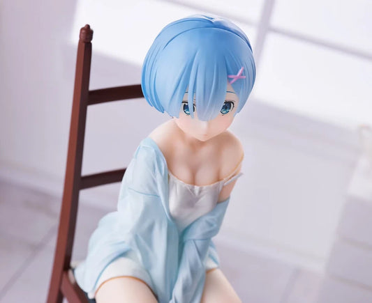 Rem Pajamas Re: Zero Anime Kawaii Desktop Petite Figure PVC 6.6" [No Box]