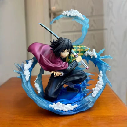 Giyu Tomioka Water Breathing Demon Slayer Anime Rare Figure PVC 6.6" [Boxed]