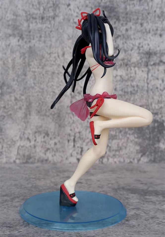 Kurumi Tokisaki Swimsuit Date A Live Anime Kawaii Waifu Figure PVC 7.8" [No Box]