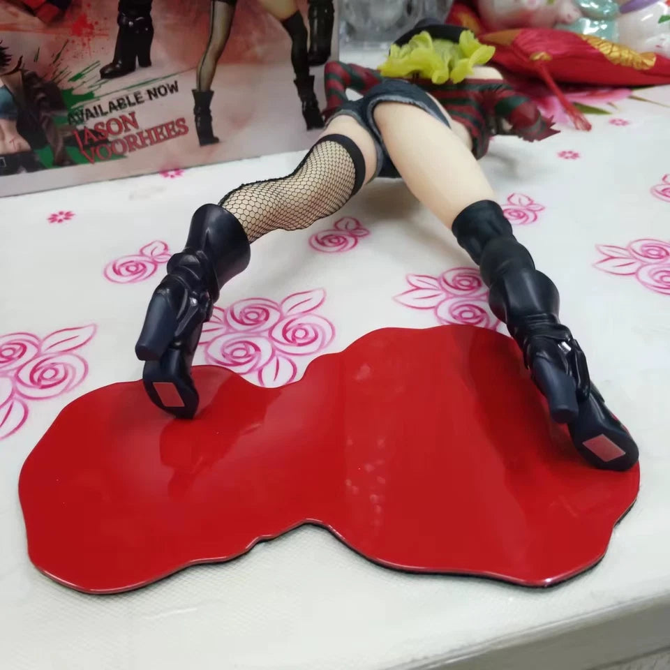 Female Freddy Krueger Collectible Scary Parody Horror Figure PVC 7" [Boxed] *Adult Collectible*