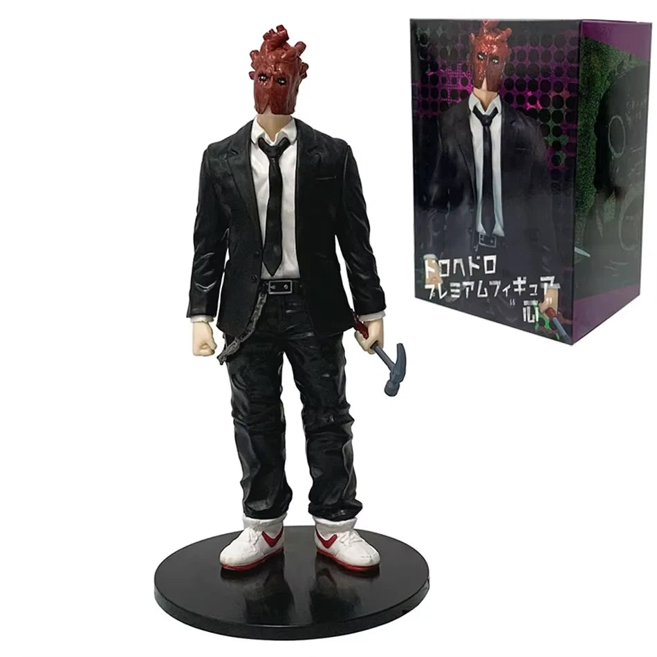 Shin Heart Mask, Caiman Gas Mask Dorohedoro Anime Figure Model Statue PVC 7.4" [Boxed]