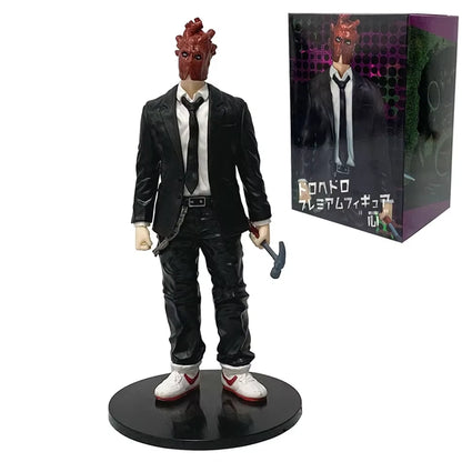 Shin Heart Mask, Caiman Gas Mask Dorohedoro Anime Figure Model Statue PVC 7.4" [Boxed]