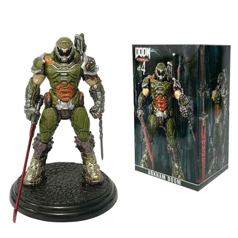 Doom Slayer Doom Eternal Adjustable Action Figure Model PVC 8" [Boxed]