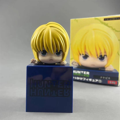Killua, Gon, Kurapika, Hisoka Chibi Hunter × Hunter Anime Figure Model Statue PVC 4" [Boxed]