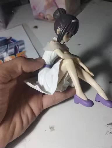 Homura Akemi Sitting Puella Magi Madoka Magica Desktop Anime Figure PVC 4" [Boxed]