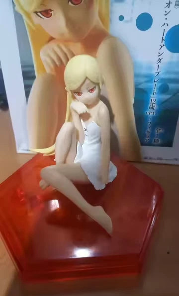Shinobu Oshino Sitting Bakemonogatari Desktop Anime Figure Model PVC 4" [Boxed]
