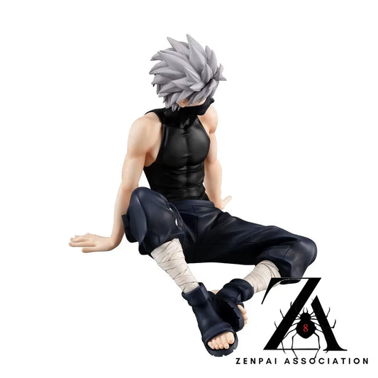 Kakashi Relaxing Naruto Anime Desktop Action Figurine PVC 3.5" [Boxed]