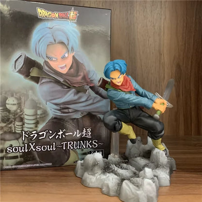 Goku Black, Future Trunks Dragon Ball Super Anime Figure Model PVC 5.5" [Boxed]