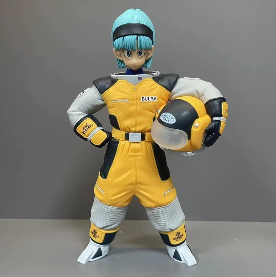 Bulma Space Suit Dragon Ball Z Anime Figure Model Statue PVC 8" [No Box]