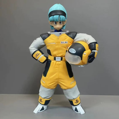 Bulma Space Suit Dragon Ball Z Anime Figure Model Statue PVC 8" [No Box]